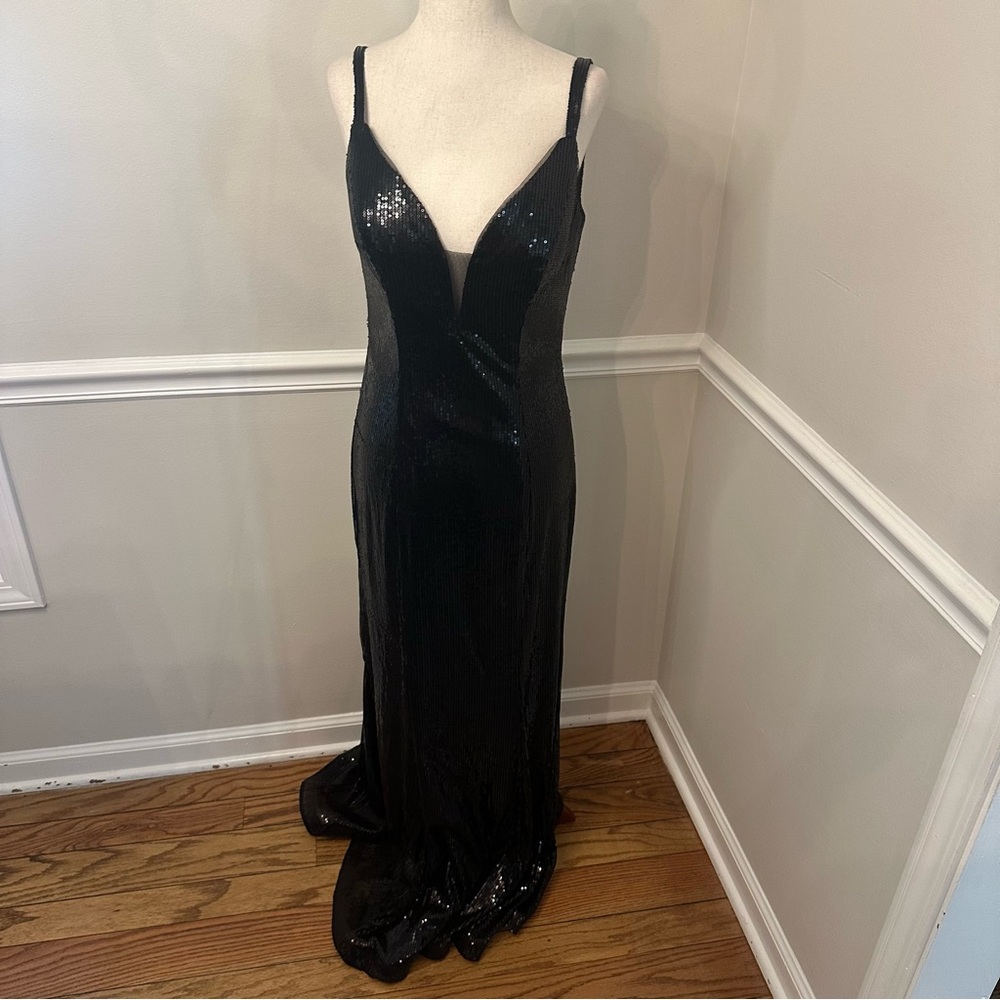 BASIX black label sequin gown- Size 4 - Picture 2 of 5